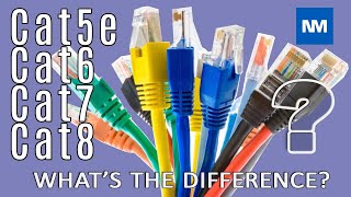 Which Ethernet Cable Should You Choose Cat5 Cat6 Cat7 and Cat8 [upl. by Aicilram]