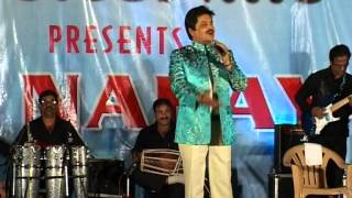 UDIT NARAYAN NIGHT  HYDERABAD KALI BARI Part One By Abhiram Majumdar [upl. by Eenwahs]