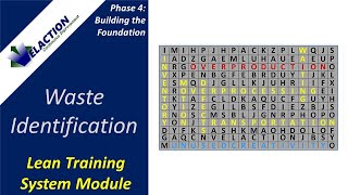 Waste Identification  Video 16 of 36 Lean Training System Module Phase 4 [upl. by Kleeman]