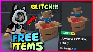 GLITCH FREE LIMITED UGC items 😱 How to get FREE UGC LIMITED ITEMS on ROBLOX  Roblox [upl. by Olathe698]