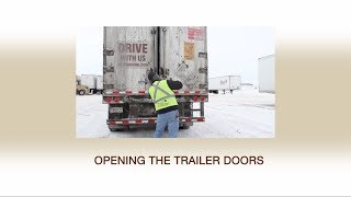 Injury Prevention Video Series Episode 5  Opening the Trailer Doors [upl. by Humberto]