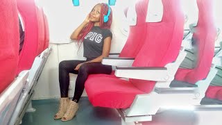 UPGRADED FROM ECONOMY TO FIRST CLASS ON SGR KENYAMiss Trudy [upl. by Onibas]