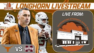 Longhorn Livestream  From the CoOp  Texas vs Mississippi State  Arch Manning  Recruiting  SEC [upl. by Ellennaj]