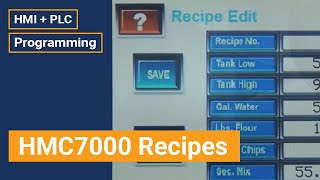 HMC7000 Recipes [upl. by Yenahpets]