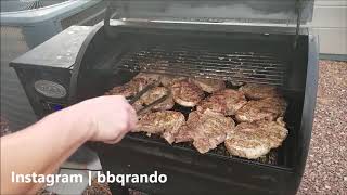 Pork Chops on a Louisiana Pellet Grill [upl. by Yahsed]