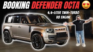 BOOKING THE DEFENDER OCTA😍  MOST POWERFULL DEFENDER EVER💯 44 L TWIN TURBO V8 ENGINE 🔥 [upl. by Uohk]