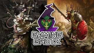 NEW GHB Warhammer Age of Sigmar Battle Report  SKAVEN VS KRULEBOYZ  2000pts [upl. by Fulvi245]