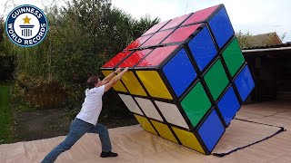 Making The Largest Rubik’s Cube  Guinness World Records [upl. by Netta]