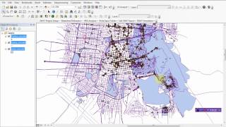 Exportar información de Openstreetmap a ArcGIS mediante Global Mapper Parte 3 [upl. by Ulland]