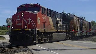 CN 3284 CN 3256 Northbound Manifest M347 Between Theresa And Allenton Wisconsin 09032024 [upl. by Venice]