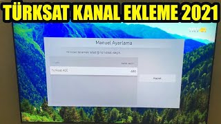 SAMSUNG TV DAHİLİ UYDU YENİ KANAL EKLEME OTOMATİK TARAMA [upl. by Llertniuq65]