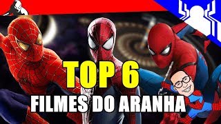 TOP 6 FILMES DO HOMEM ARANHA [upl. by Farant258]