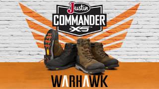 Justin Boots CommanderX5™ WARHAWK™ Collection [upl. by Lai786]