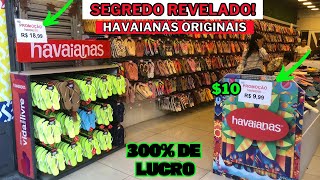 SEGREDO REVELADO LOJA SANDALIAS HAVAIANAS NA 25 DE MARÇO Havaiana Original Aparti de R1000😱 [upl. by Otter]