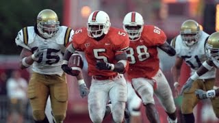 Classic Tailback  Edgerrin James Miami Highlights [upl. by Aihsenek885]