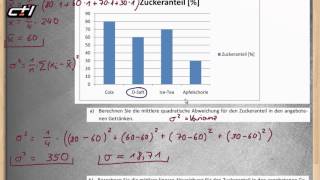 Streuungsmaße  Intervall der Streuung ★ Rechnung und Interpretation – Streuungsintervall [upl. by Joelynn]