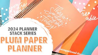 2024 Planner Stack Series  Plum Paper Planner [upl. by Ativahs]