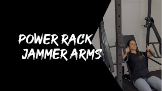 Power Rack Line Fitness  Jammer Arms  CrossFit [upl. by Vic]