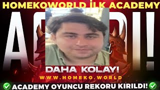 homekoworld 1ACADEMY LEGENDD ONLİNEEEE [upl. by Issim]