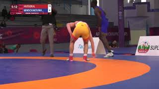 Round 2 FS  70 kg A HUSSEN EGY v M MINSOUMOUNA CHA [upl. by Ani]