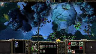 Warcraft III Just found an interesting campaign by accident  quotRevenge of MalGanisquot 梅尔甘尼斯的复仇 [upl. by Ahtan]