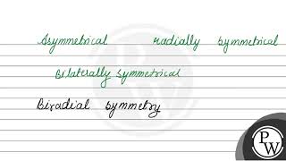 What is biradial symmetry [upl. by Submuloc]