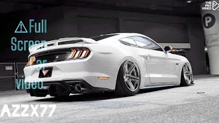 CLANDESTINA COCAINA TikTok JVSTIN Remix MUSTANG Full Screen Car Video [upl. by Adnor276]