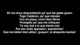 Tego Calderón  Punto Y Aparte Letra [upl. by Carey160]