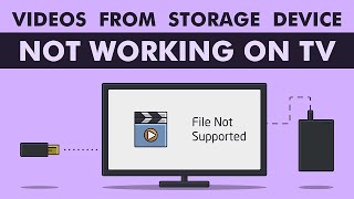 USB storage device videos not playing on TV fix 100 tested and working [upl. by Merv]