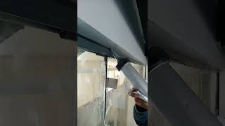 Applying silicone sealant using Caulking gunyoutubeshorts youtube viral [upl. by Nortal]