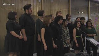 King High School choir performs for CCISD [upl. by Ahsilek]