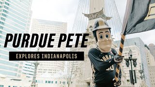 See Purdue Pete explore Purdue University in Indianapolis and its city [upl. by Dnalyk]