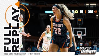 Belmont vs Oregon 2022 NCAA womens first round  FULL REPLAY [upl. by Neiman]