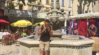 Carpentras Market is in France Day 5 [upl. by Jemma347]