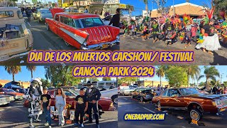 Dia De Los Muertos Car Show and Festival Canoga Park 2024 [upl. by Leora]