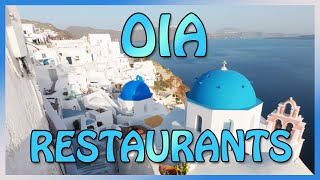 Santorini  TOP 5 best AFFORDABLE RESTAURANTS in OIA [upl. by Corbie]