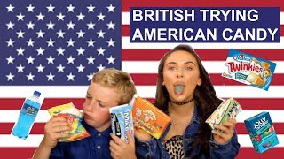 BRITISH TRYING AMERICAN CANDY WITH MY BROTHER [upl. by Abdella]