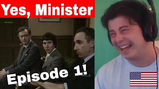 American Reacts Yes Minister S1E1 [upl. by Relyuhcs]