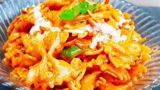 Farfalle Pink Pasta Recipe shorts [upl. by Crain422]