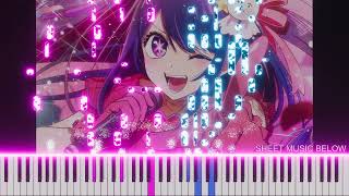 Opening Full quotIdol アイドルquot Oshi no Ko  Yoasobi  HARD Piano Tutorial [upl. by Nahtnaoj207]