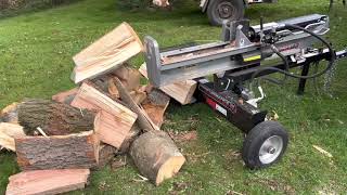 Cheapest and Best log splitter  Performance built 27 ton  Two year review [upl. by Cirederf]