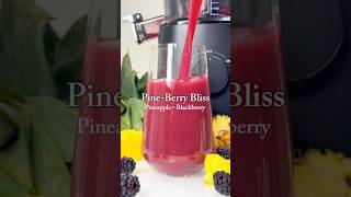 Must Try Juice Combo Pineapple and Blackberry Vitamin C packed Juice healthyrecipes juicerecipes [upl. by Nadroj]