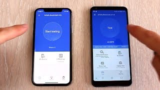 Apple iPhone X vs LG G6 AnTuTu Benchmark test [upl. by Reppiks300]