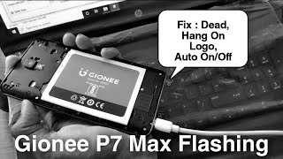 Gionee P7 Max Flashing Gionee P7 Max Hang On Logo Dead Auto OnOff Solution [upl. by Olin]