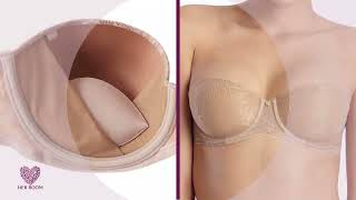 Bras For Strapless and Backless Dresses  HerRoom [upl. by Leitman]