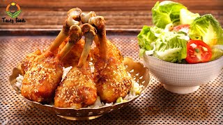 Sweet and Sour Chicken Drumsticks  Quick Snacks Recipe  Tasty Foods  shorts [upl. by Lilith]