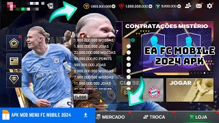 Como Ter Dinheiro Infinito no FC mobile 2024  Novo apk mod fc 24 [upl. by Atsugua]