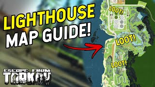 How To Survive On Lighthouse  Tarkov Map Guide [upl. by Ahteres]