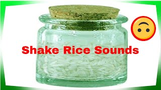 Shake Rice Sounds in a Glass Flask  Sound Effect  Audio [upl. by Aenitsirhc]