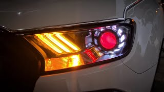 Ford Ranger Upgraded Headlights  Ranger T7 2016 Wildtrak Retrofitted Headlights [upl. by Samara]